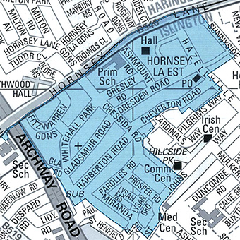 WHPARA Area Map